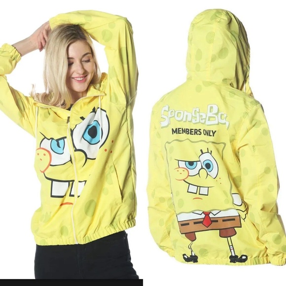 Members Only Other - Men’s Members Only x Nickelodeon Spongebob Jacket Size SMALL